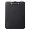 BAUMGARTENS Unbreakable Recycled Clipboard, 1/2" Capacity, 8 1/2 x 11, Black