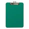 BAUMGARTENS Unbreakable Recycled Clipboard, 1/4" Capacity, 8 1/2 x 11, Green