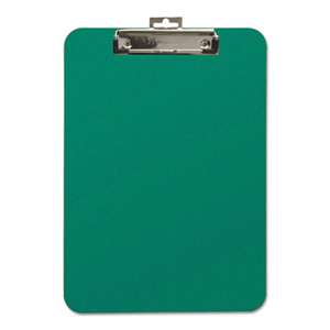 BAUMGARTENS Unbreakable Recycled Clipboard, 1/4" Capacity, 8 1/2 x 11, Green