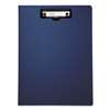 BAUMGARTENS Portfolio Clipboard With Low-Profile Clip, 1/2" Capacity, 8 1/2 x 11, Blue