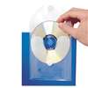 BAUMGARTENS CD Pocket, Clear/White, 5/Pk