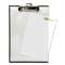 BAUMGARTENS Quick Reference Clipboard, 1/2" Capacity, 8 1/2 x 11, Clear