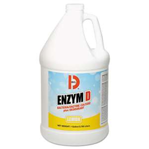 BIG D Enzym D Digester Liquid Deodorant, Lemon, 1gal, 4/Carton