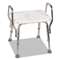 BRIGGS HEALTHCARE Shower Chair, 16-20"H, 19 x 13 Seat, 350 lb Capacity