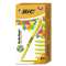 BIC CORP. Brite Liner Highlighter, Chisel Tip, Yellow, 24/Pack