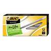 BIC CORP. Round Stic Xtra Precision & Xtra Life Ballpoint Pen, Black Ink, 1mm, Medium, DZ