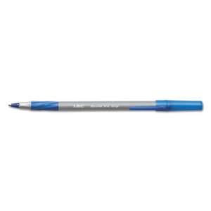 BIC CORP. Round Stic Grip Xtra Comfort Ballpoint Pen, Blue Ink, 1.2mm, Medium, Dozen