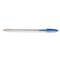 BIC CORP. Cristal Xtra Smooth Ballpoint Stick Pen, Blue Ink, 1mm, Medium, Dozen