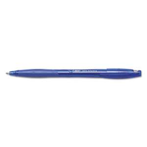BIC CORP. Atlantis Stic Ballpoint Pen, Blue Ink, 1mm, Medium, Dozen