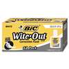 BIC CORP. Wite-Out Quick Dry Correction Fluid, 20 ml Bottle, White, 1/Dozen