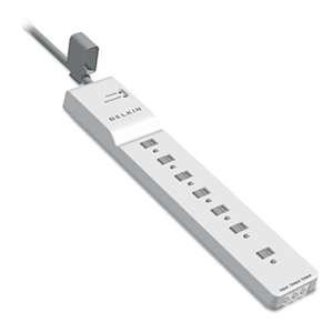 BELKIN COMPONENTS Home Series SurgeMaster Surge Protector, 7 Outlets, 12 ft Cord, 2160 Joules