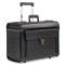 THE BUGATTI GROUP INC Bond Street Collection Catalog Case on Wheels, Koskin, 19 x 9 x 15-1/2, Black