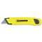 STANLEY BOSTITCH Plastic Light-Duty Utility Knife w/Retractable Blade, Yellow