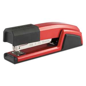 STANLEY BOSTITCH Epic Stapler, 25-Sheet Capacity, Red