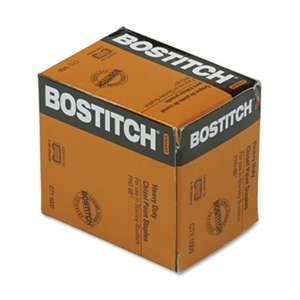 STANLEY BOSTITCH Heavy-Duty Premium Staples, 3/8" Leg Length, 5000/Box