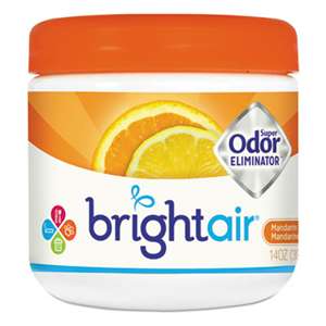 BRIGHT AIR Super Odor Eliminator, Mandarin Orange and Fresh Lemon, 14oz