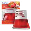 BRIGHT AIR Scented Oil Air Freshener, Macintosh Apple and Cinnamon, Red, 2.5oz