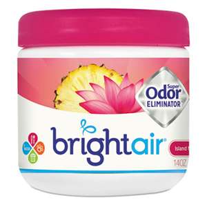 BRIGHT AIR Super Odor Eliminator, Island Nectar and Pineapple, Pink, 14oz