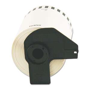 BROTHER INTL. CORP. Continuous Length Shipping Label Tape for QL-1050, 4" x 100 ft Roll, White
