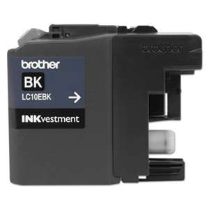 BROTHER INTL. CORP. LC10EBK INKvestment Super High-Yield Ink, Black