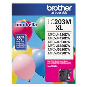 BROTHER INTL. CORP. LC203M Innobella High-Yield Ink, Magenta