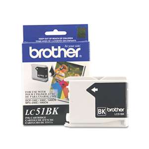 BROTHER INTL. CORP. LC51BK Innobella Ink, Black