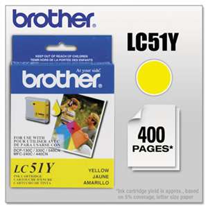BROTHER INTL. CORP. LC51Y Innobella Ink, Yellow