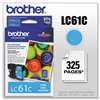 BROTHER INTL. CORP. LC61C Innobella Ink, Cyan