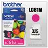 BROTHER INTL. CORP. LC61M Innobella Ink, Magenta