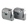 Brother P-Touch M2312PK M Series Tape Cartridges for P-Touch Labelers, 1/2w, Black on White, 2/Pack