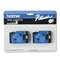 Brother P-Touch TC20 TC Tape Cartridges for P-Touch Labelers, 1/2w, Black on White, 2/Pack