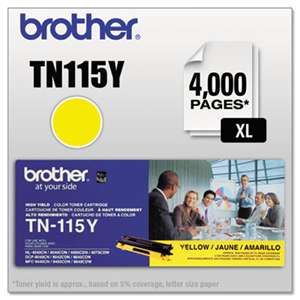 BROTHER INTL. CORP. TN115Y High-Yield Toner, Yellow
