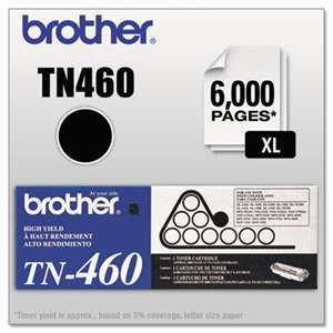 BROTHER INTL. CORP. TN460 High-Yield Toner, Black