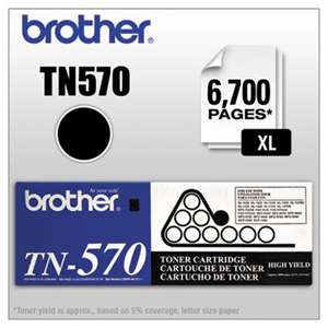 BROTHER INTL. CORP. TN570 High-Yield Toner, Black