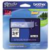 Brother P-Touch TZE145 TZe Standard Adhesive Laminated Labeling Tape, 3/4w, White on Clear
