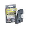 Brother P-Touch TZEFA3 TZ Industrial Series Fabric Iron-On Tape, Navy-on-White, 1/2 x 9.8ft