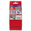 Brother P-Touch TZES961 TZ Extra-Strength Adhesive Laminated Labeling Tape, 1-1/2, Black on Matte Silver