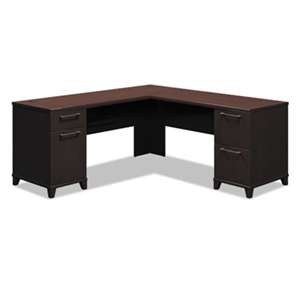 BUSH INDUSTRIES Enterprise Collection 72W x 72D L-Desk, Mocha Cherry (Box 2 of 2)