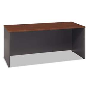 BUSH INDUSTRIES Series C Collection 72W Credenza Shell, Hansen Cherry