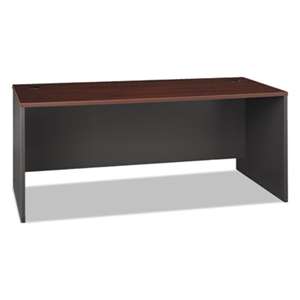 BUSH INDUSTRIES Series C Collection 72W Desk Shell, Hansen Cherry