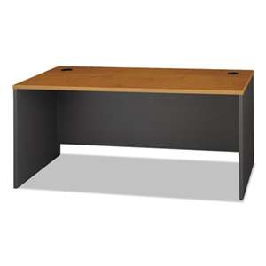 BUSH INDUSTRIES Series C Collection 66W Desk Shell, Natural Cherry