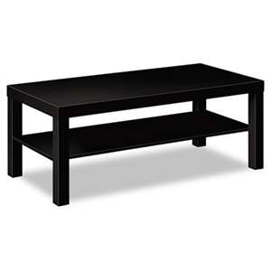 BASYX Laminate Occasional Table, 42w x 20d x 16h, Black