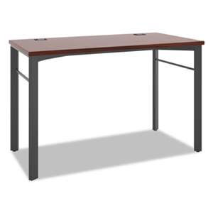 BASYX Manage Series Desk Table, 48w x 23 1/2d x 29 1/2h, Chestnut