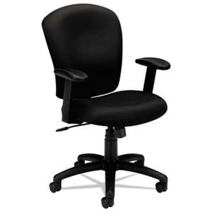 BASYX VL220 Series Mid-Back Task Chair, Black