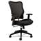 BASYX VL702 Series High-Back Swivel/Tilt Work Chair, Black Mesh