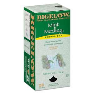 BIGELOW TEA CO. Mint Medley Herbal Tea, 28/Box