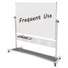 BI-SILQUE VISUAL COMMUNICATION PRODUCTS INC Magnetic Reversible Mobile Easel, 70 4/5w x 47 1/5h, 80"h, White/Silver