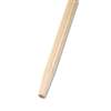 BOARDWALK Tapered End Broom Handle, Lacquered Hardwood, 1 1/8 Dia. x 60 Long