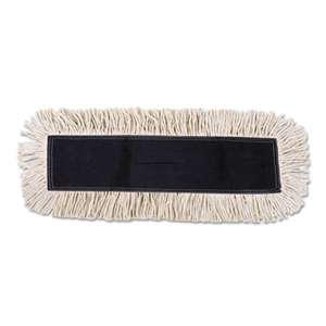 BOARDWALK Disposable Dust Mop Head, Cotton/Synthetic, 24w x 5d, White
