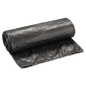 BOARDWALK L-Grade Can Liners, 24 x 32, 12-16gal, .35mil, Black, 50 Bags/Roll, 10 Rolls/CT